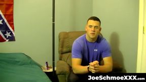 JoeSchmoeXXX.com - Homo jocks masturbation session gets a helping hand with a dude's