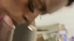 Cheating wife gets a sloppy deepthroat from a BBC eater in French