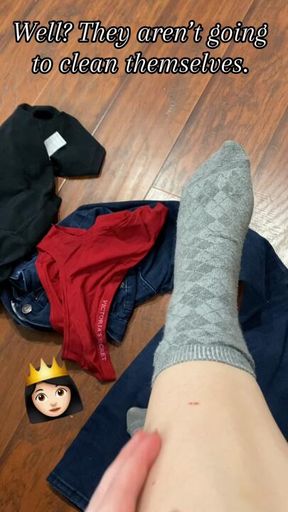 Finally got to take my socks off