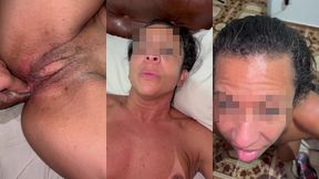 corno fudeu o cu da esposa que chegou em casa com a buceta toda gozada de outro
