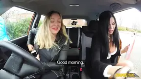 Amateur GF gives a sloppy oral while showing off her thick natural breasts.
