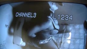 Sexy brunette MILF with big boobs, Angelica Raven, is confronted by a large cock