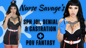 Nurse's SPH JOI, Denial and Castration Penectomy