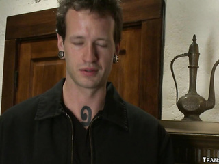 big black dick T-girl anal fucks white man