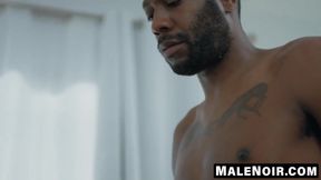 Curly Jordan worships my huge cock like a deity