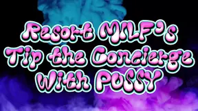 Mature MILF and GILF fuck the bellhop in hot threesome