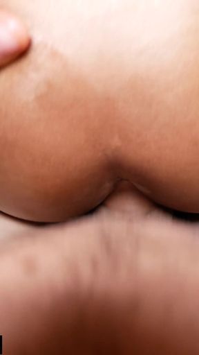 Big fake boobs Asian ladyboy doggystyle anal pounding after suck   Clip 1