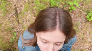 Going deep in the woods with his girlfriend and  banging her