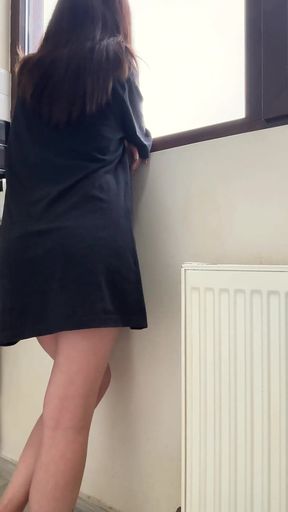 Black Shirt Bare Ass Rips Nasty Farts Non-stop