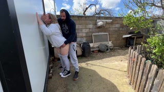 HE CAUGHT ME PISSING ON THE STREET AND PUT ME AGAINST THE WALL