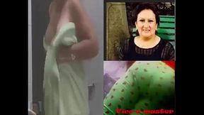 Espiando a mi tia chuchona en laducha