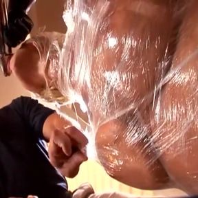 Big boobs blonde ass fucking party wrapped in foil