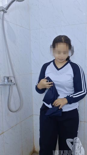 Asian Hijab Girl Shower And Shaving Before Enjoy The Night With Sugar Daddy - Minokiiko