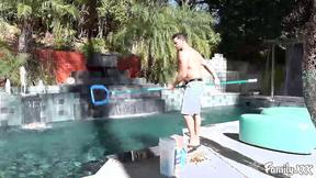 ”Sweet girl Melissa Moore squirts on that big dick”