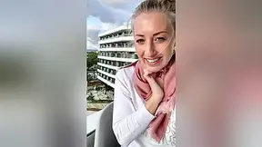 Mallorca Fingered To Orgasm Public On The Hotel Balcony
