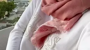 Mallorca Fingered To Orgasm Public On The Hotel Balcony