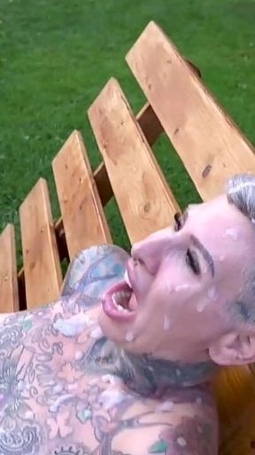 Pervert Pee Play in the Garden