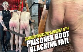 Canadian Prison Strap & Martinet After Boot Polishing Fail