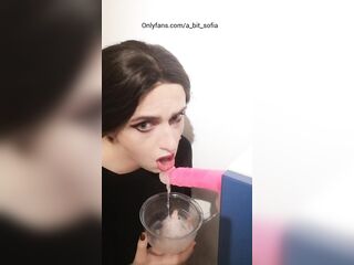 Trans wettest fellatio ever