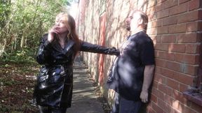 Using a Stranger as Her Ashtray