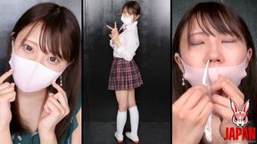 Rurika Misato’s sneezes cover two masks with saliva and mucus