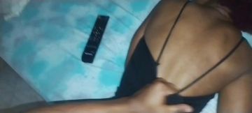 Daddy Its Late! No Stop!! Sexy Black Stepdaughter Gets BBC Creampie