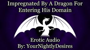Dragon fucks and breeds her with hot cum