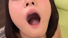 Seductive Long-Haired Lass In Socks Offers Irresistible Foot Job Delight