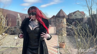 Double Cigarette Human Ashtray At Dracula Femdom Castle