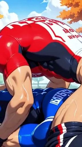 Cyclists Smell the Deep, Bittersweet Scent of Each Other's Ass... Balls During an Intense Outdoor 69.