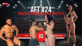 Mixed Wrestling: Amazon Goddess Marcy vs Short Muscular Ceejayy (720p)