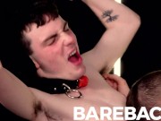 Bound Twinks submissive bottom plowed by horny dom tight ass