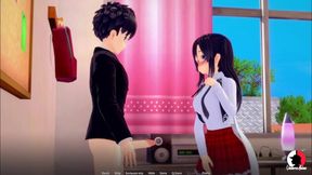 School Of Love: Clubs - get what you have in your pocket E1 # 2 [3D Anime]