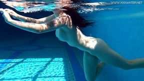Sheril Blossom gets very horny by the pool
