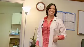Horny doctor knows how to diagnose a swollen cock