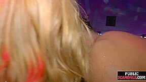 Public reality orgy fisting and squirting with slutty babes