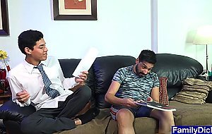 Stern stepdad unhappy with stepsons grades punishes him