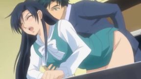 ”Nishizaki confesses love, gets a kitchen creampie, & enjoys an office gangbang”