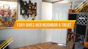 Foxy Gives Neighbor a Treat