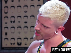 Issac Lins asshole ready for Cody Winters full fist