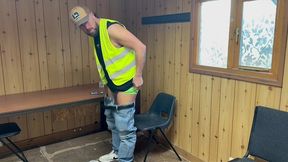 gay tradie caught jerking off hardcore rimming