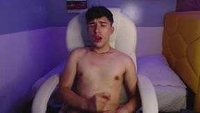 Watching Porn While Masturbating and Cumming