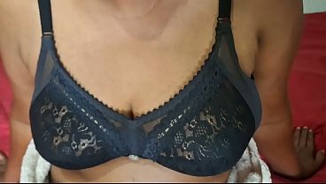 Asian Step Mom Shows Off Big Natural Tits In Homemade XXX
