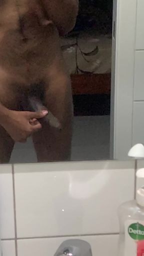 BBC cock flash leads to cock worship