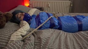 Luna Grey - mummified on bed