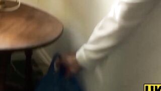UK Sub Sluts #120 - Spanking BDSM Domination with Hot Redhead