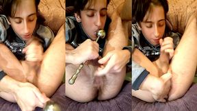 such a juicy blowjob from a sexy elastic who fucks his anal prolapse