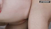 Curvy Redhead Gets Her Pussy Pounded... He Pins Her Legs and Fucks Deep