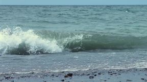 Spotted: the Ocean's Personal Hype Man. Waves Crashing, Muscles Glistening, and Absolutely Zero Chill.