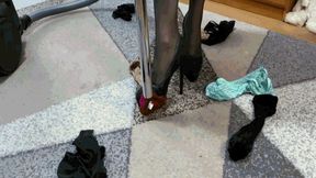 Sexy maid and her strong friend SD